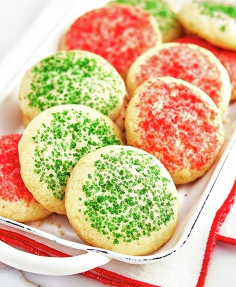 Stir And Drop Sugar Cookies